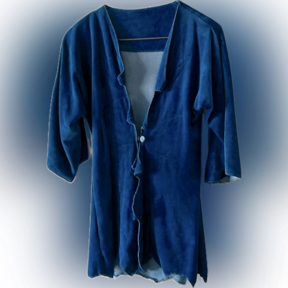 Velvet Boho Top Cover Up - Picture 1 of 9